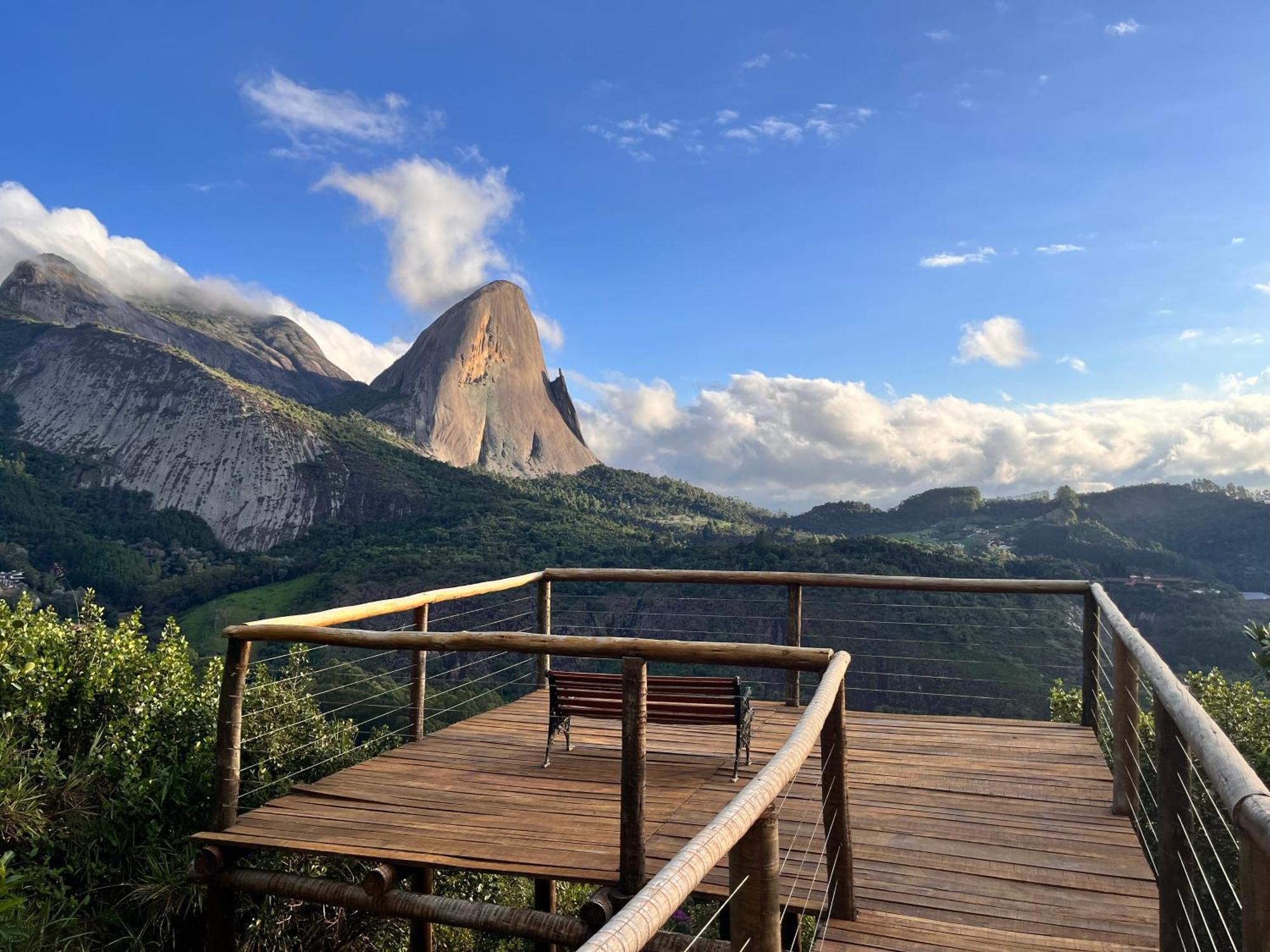 Aroso Paco Hotel Pedra Azul  Dış mekan fotoğraf View of the mountain from the viewing platform
